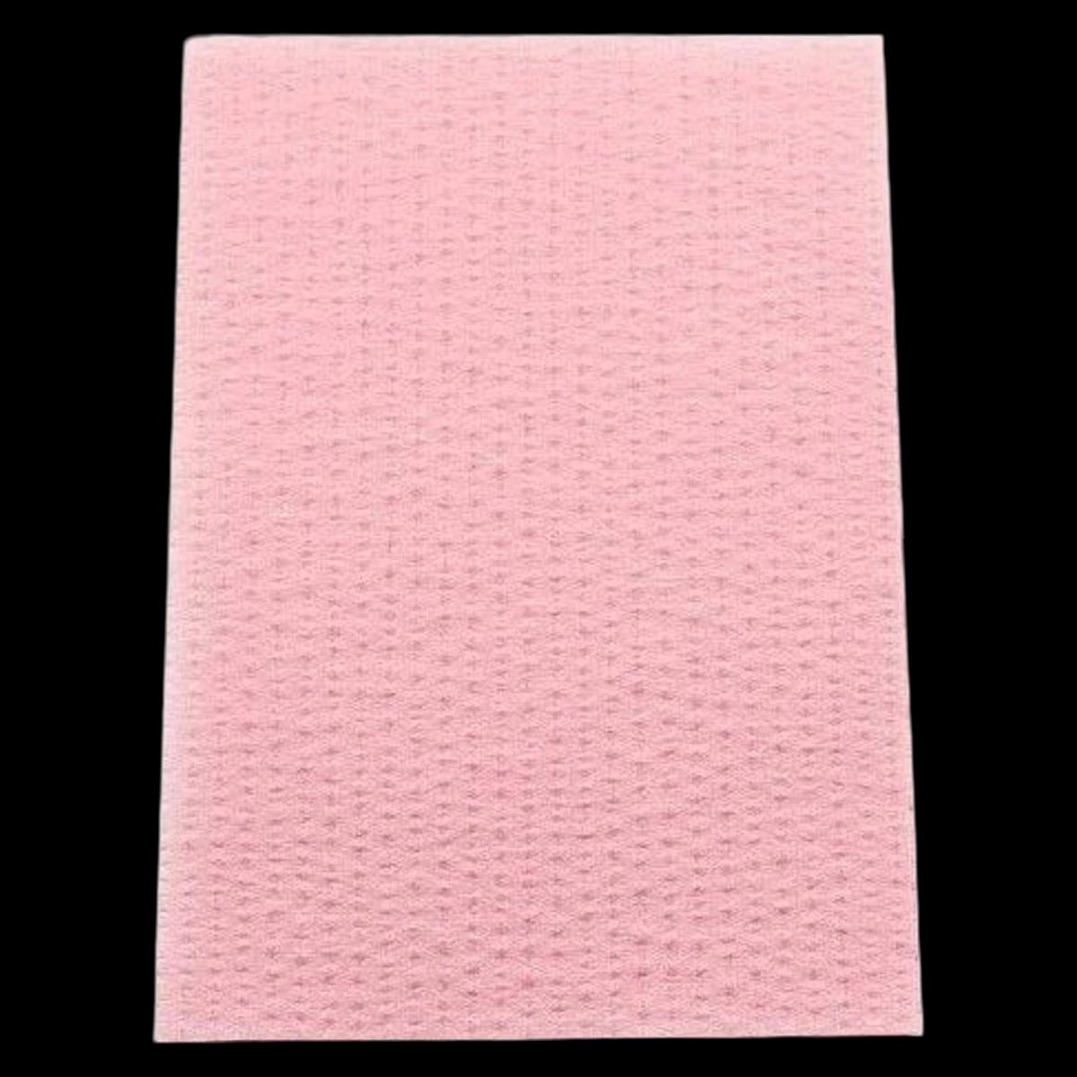 Crosstex PolyBack Patient Towels, 3-Ply Paper/1-Ply Poly, 13" x 19", Dusty Rose, 500/Pkg, WPXDR