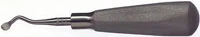 A. Titan Instruments Molt #4 Single-Ended Bone Curette, 7 mm Wide Rounded Tip, Stainless Steel, Each