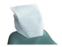 Crosstex Non-Woven Headrest Covers, White, 10" x 13", Extra Large, Latex Free, 500/Case, L3C