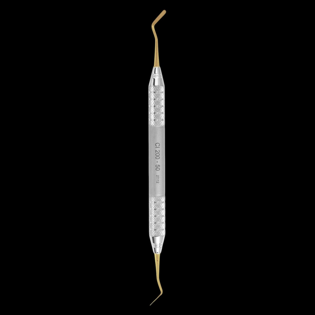 A. Titan PFI 11 Titanium Nitride Composite Instrument, Double-End, Stainless Steel, CI 200-50, 1/Pk