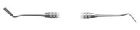 A. Titan Instruments Ward #2 Double Ended Carver, Stainless Steel, Each