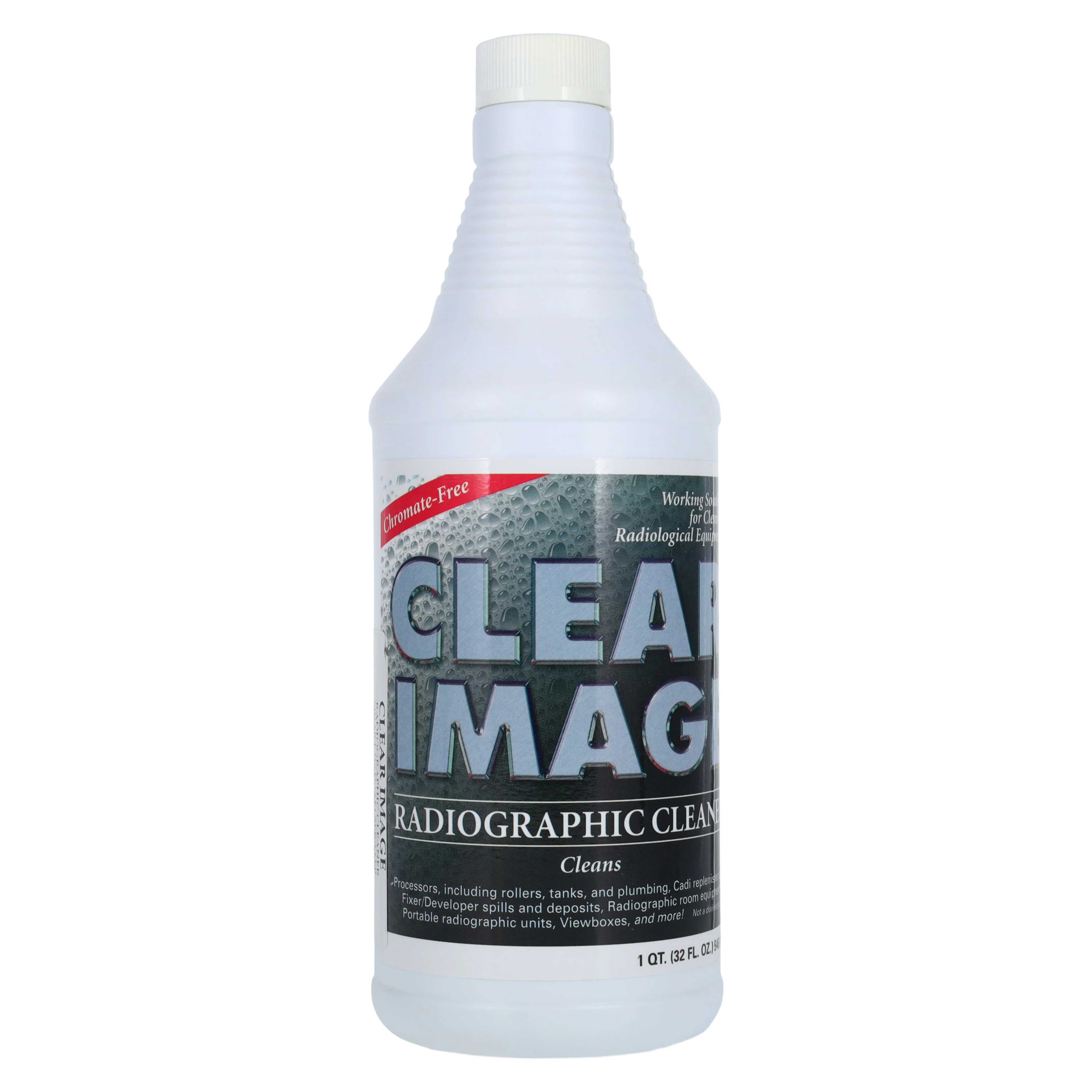 Clear Image Radiographic Cleaner, Weekly X-Ray Processor Cleaner, 1 Quart with Foam Sprayer, CI-32-12