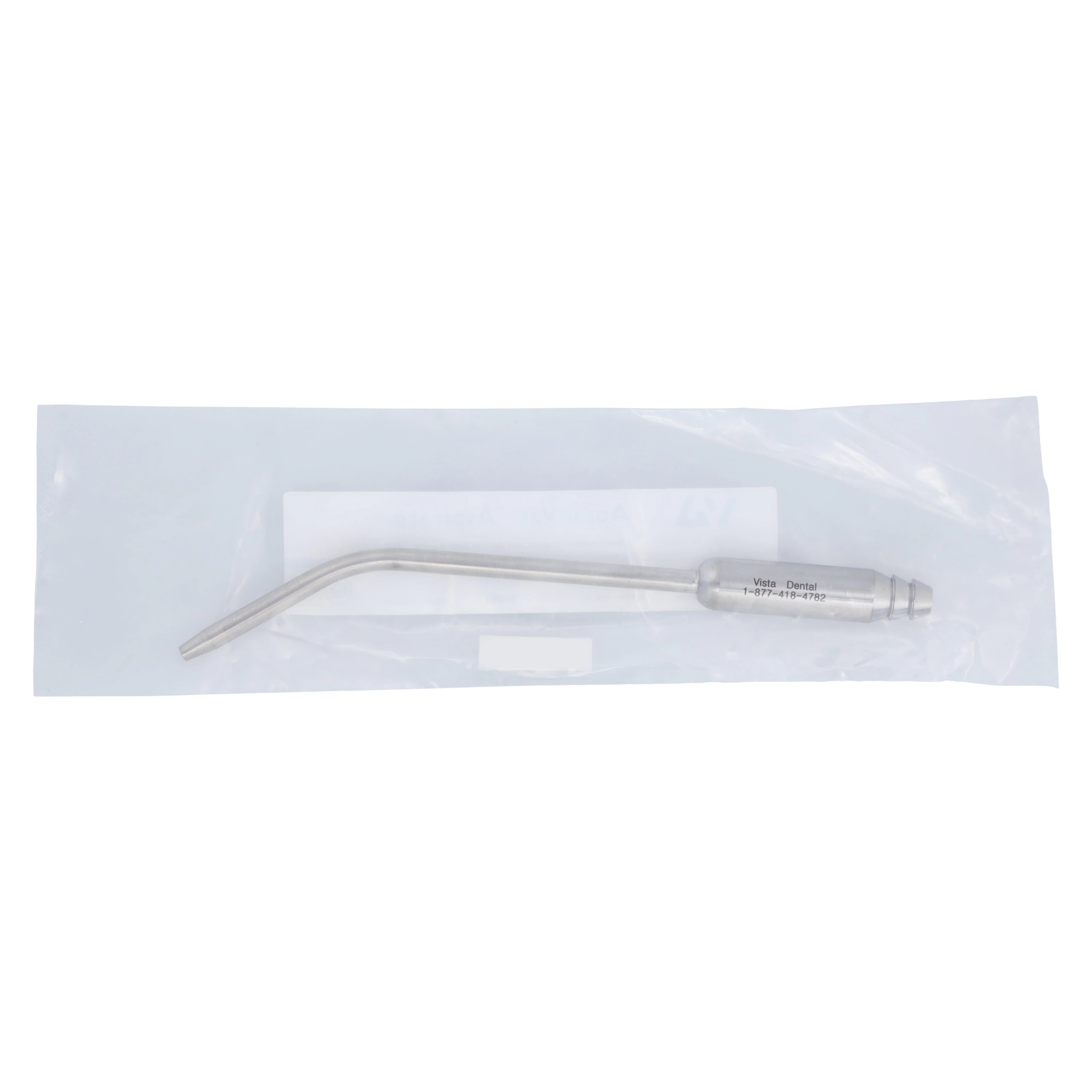 Vista Apex Appli-Vac Surgical Aspirator Tip, 2.5mm Opening, 6" Length, Stainless Steel, 15P2A (1592A)