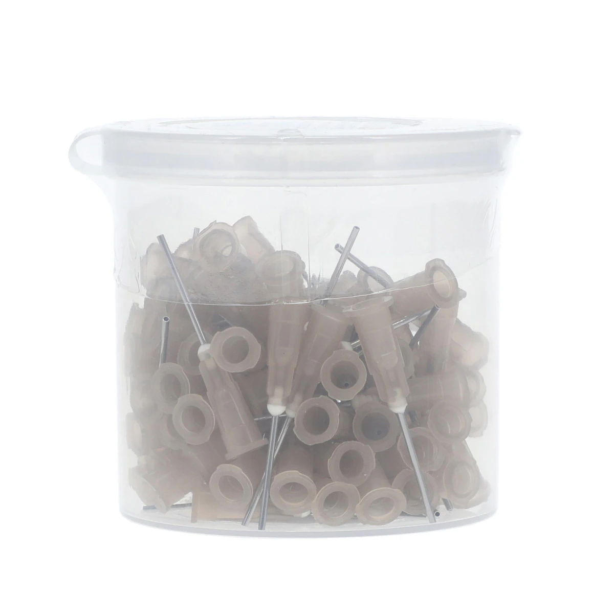Appli-Vac Bendable Applicator Tips, 19 Gauge, 3/4", Brown, 100/Pkg, 315119