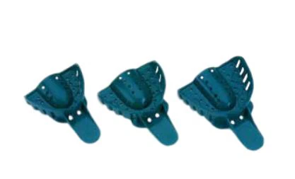 Plasdent Excellent Disposable Impression Trays, #1 Large, Upper, Perforated, 12/Pk, IT-LU