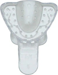 Vista Apex Disposable Plastic Impression Trays, #5, Small, Upper, Clear, 12/Bag, 310005