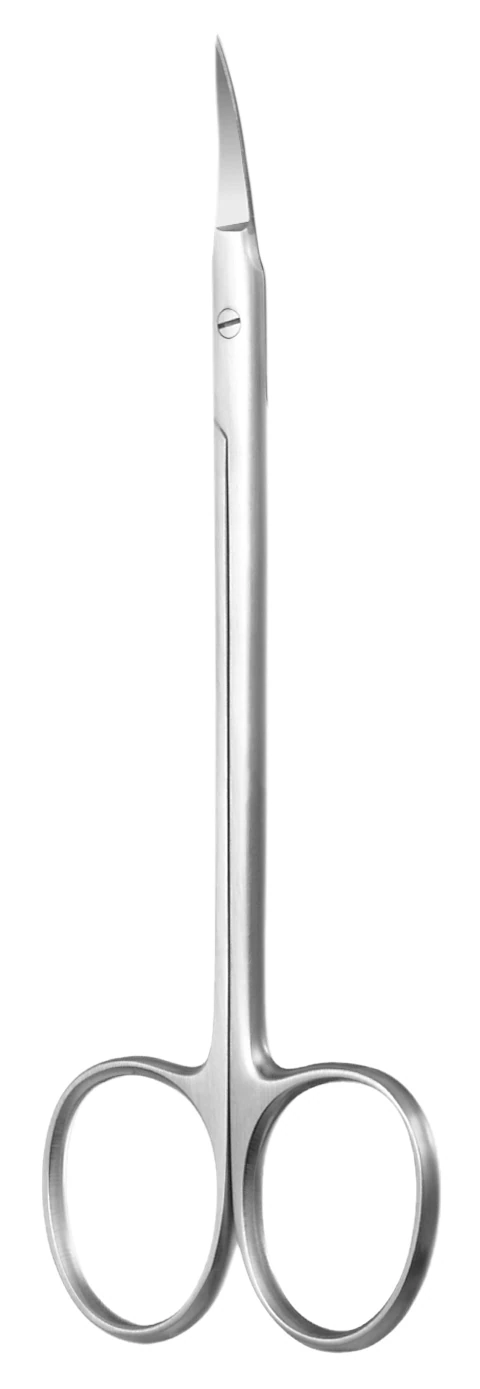 A. Titan Instruments Fine Iris Curved Surgical Scissors, 4.5", Stainless Steel, 1/Pk