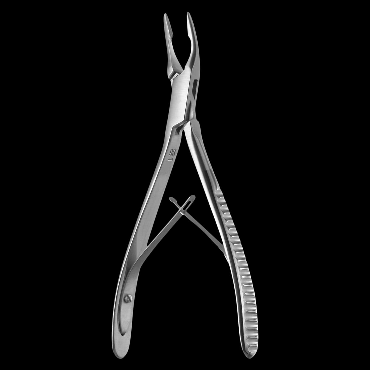 A. Titan Bone Rongeur, Friedman Micro, Slight Curve, 6 in, German Stainless Steel, 310M