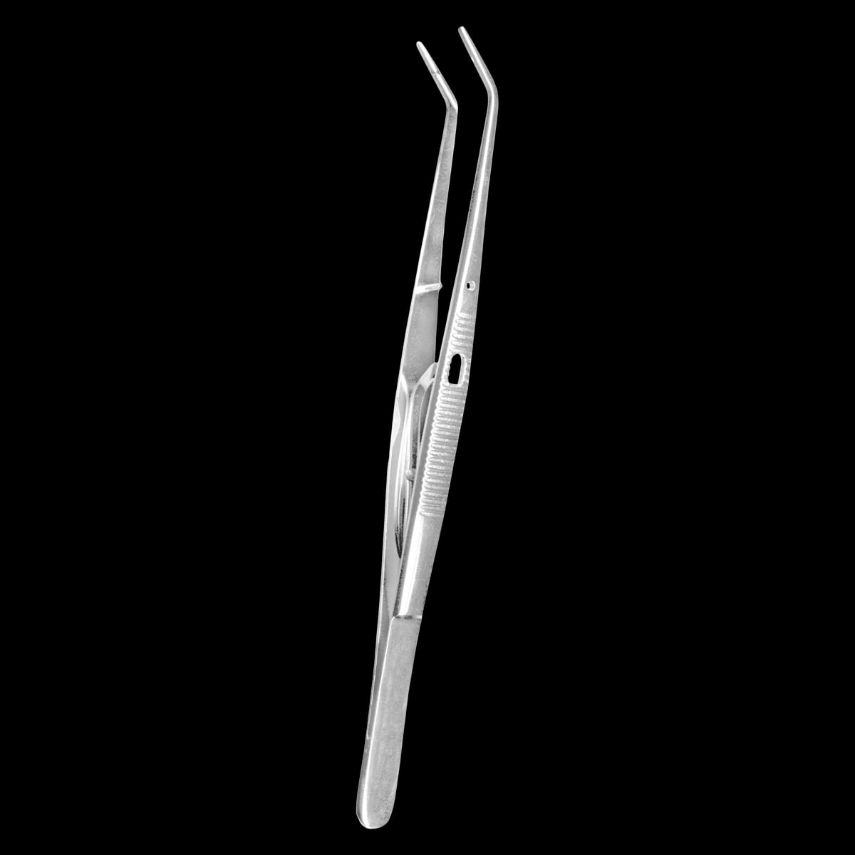 A. Titan Cotton Plier, Grooved Serrated Tips with Lock, Stainless Steel, Each