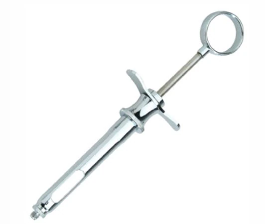 Vista Apex Cook-Waite Style 1.8 cc Aspirating Syringe, Chrome, Autoclavable, 1/Pk, 107002