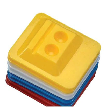 Bondwell 2-Well Disposable Mixing Wells, Assorted Colors, 200/Box, 900MW-2A