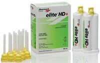Elite HD+ Light Body Fast Set VPS Impression Material, 2 x 50 ml Cartridges with 12 Mixing Tips, C203040