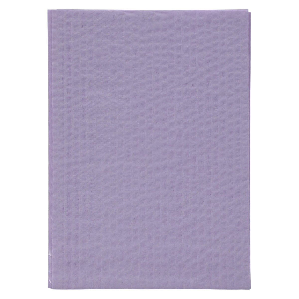 Crosstex Advantage Plus Patient Towel/Bib, 3-Ply Tissue/Poly, 18" x 13", Lavender, 500/Case, WPXALV