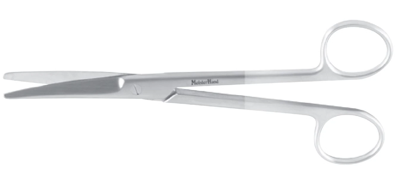 Meister-Hand Mayo Dissecting Scissors, Curved, 5-1/2", Tungsten Carbide