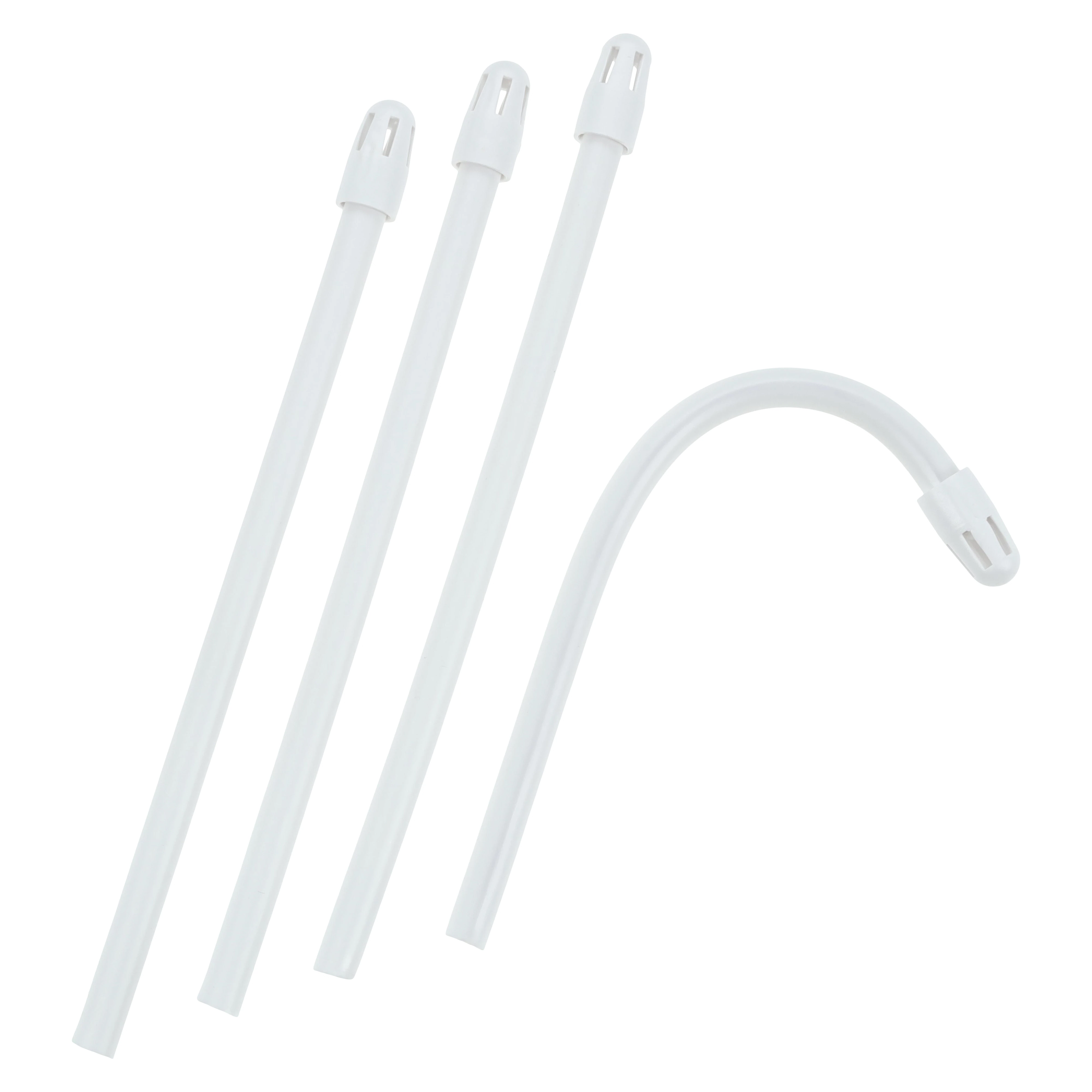 Comfort Plus Premium Saliva Ejectors, White/White, Unscented, 100/Bag, ZWWCP