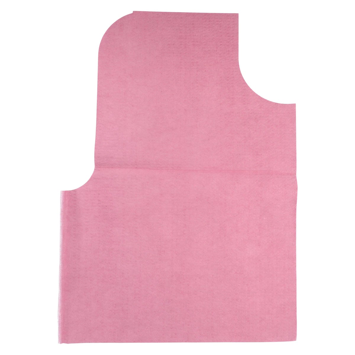 TIDI Everyday Endo/Prophy Bibs, 2-Ply Tissue with Poly Barrier, Contour Neck, Waist-Length, Mauve, 29" x 21", 100/Case, 917486