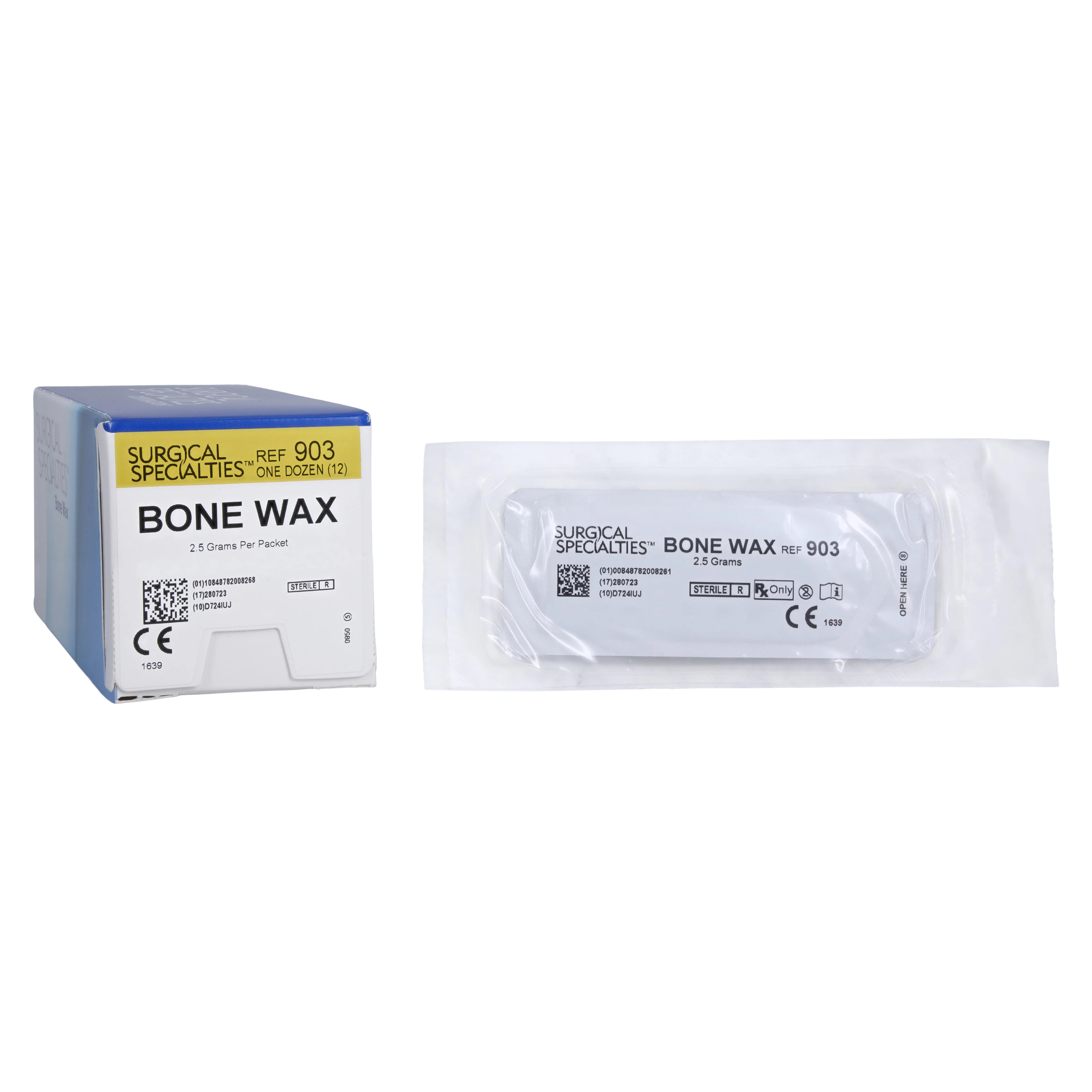 Surgical Specialties Look White Bone Wax, 2.5g, 12/Box, LOK-903