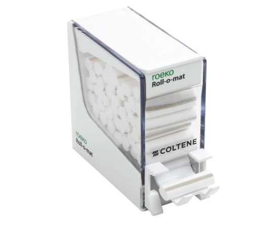 Roeko Roll-O-Mat Cotton Roll Dispenser, White Plastic, Autoclavable, 1 Each, 120004