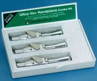Bull Frog Ultra Vac HVE Handpieces, Aluminum, Medium, Combo Kit, 3 Handpieces with 1/2" Swivel Tubing Adapter, B11152