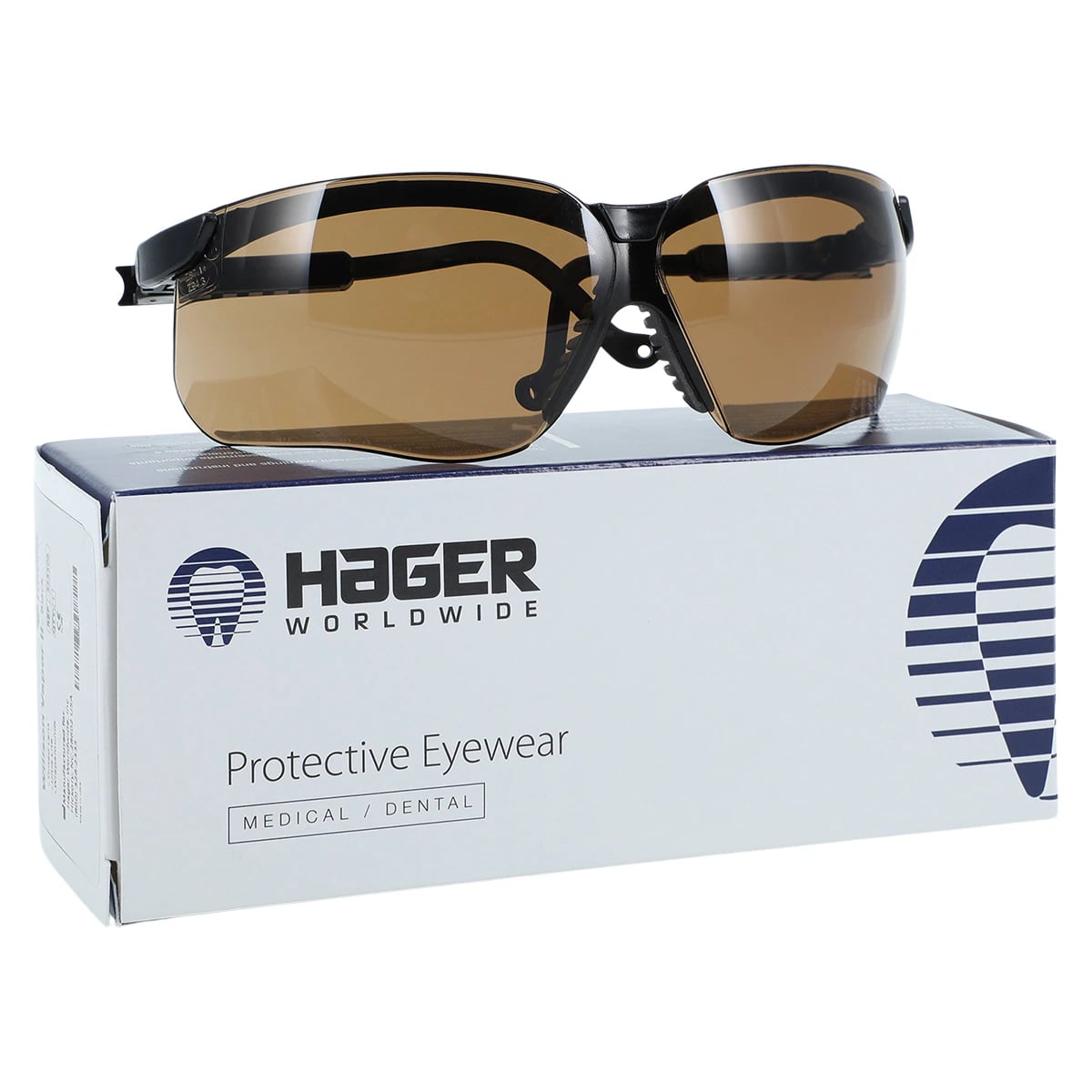 Uvex Genesis Protective Eyewear, Black Frame, Tinted Lens, Anti-Fog/Anti-Scratch, 1 Each, 355811