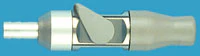 Hager Bull Frog Saliva Ejector, Stainless Steel, without Swivel Tubing Adapter, Gray Silicone Tip, B11120, Each