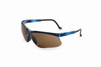 Hager Uvex Genesis Safety Eyewear, Tinted Lens, Vapor Blue Frame, 355817