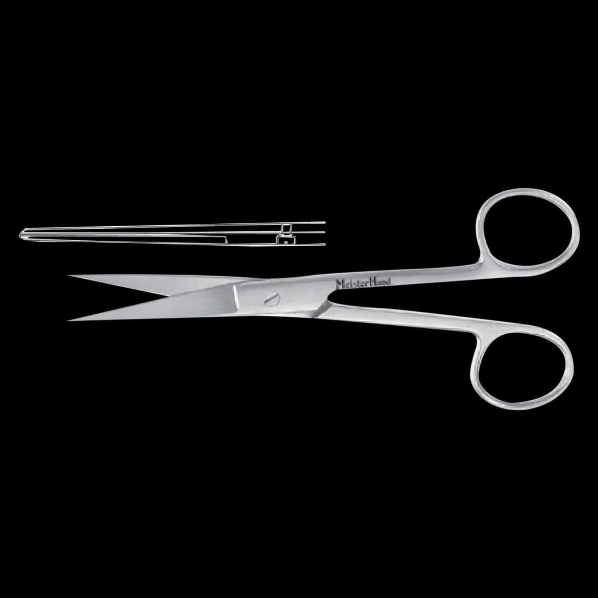 Miltex Meister-Hand Operating Scissors, Straight, 4-1/2", Stainless Steel