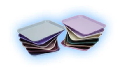 Plasdent Set-Up Plastic Flat Tray, Size E, White, 15" x 10-1/2" x 7/8", 1/Pk, 300EF-1