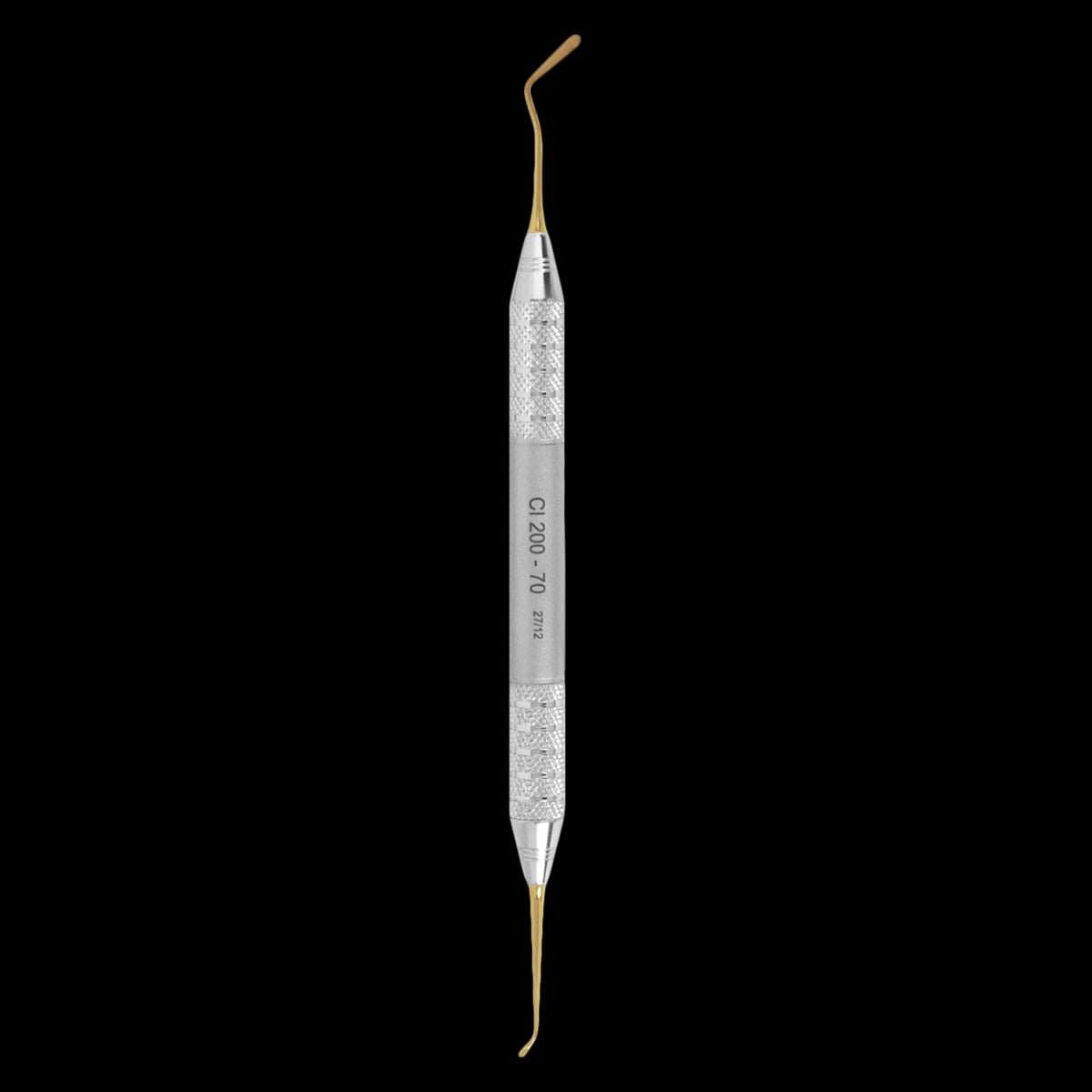 Woodson 2 Titanium Nitride Composite Placement Instrument, Double End, 440A Stainless Steel, Each, CI200-70