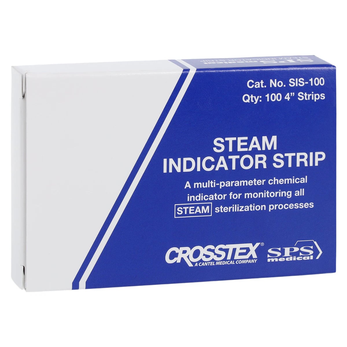 SPS Medical Steam Indicator Strips, 4" x 0.75", Internal Chemical Indicator, 100/Box, SIS-100