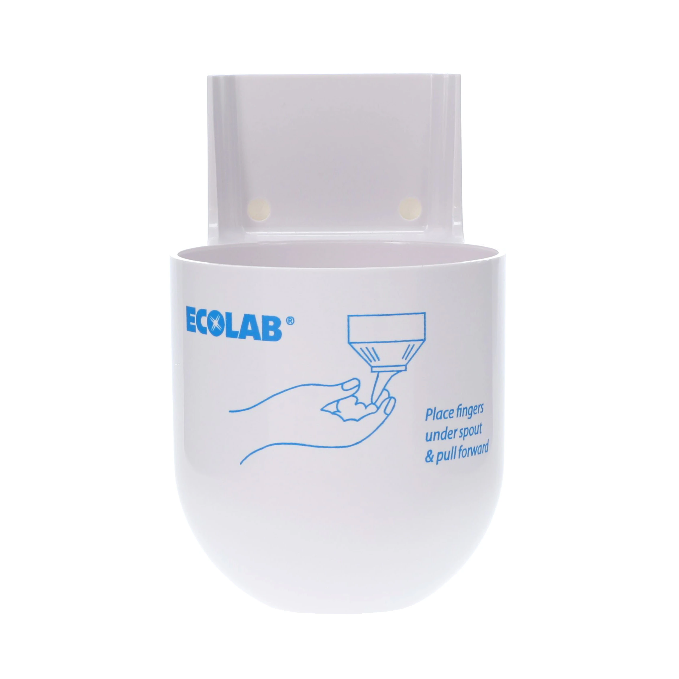 Quik-Care Waterless Foam Hand Sanitizer Dispenser/Holder, 15 oz Can, White Plastic, 92022357