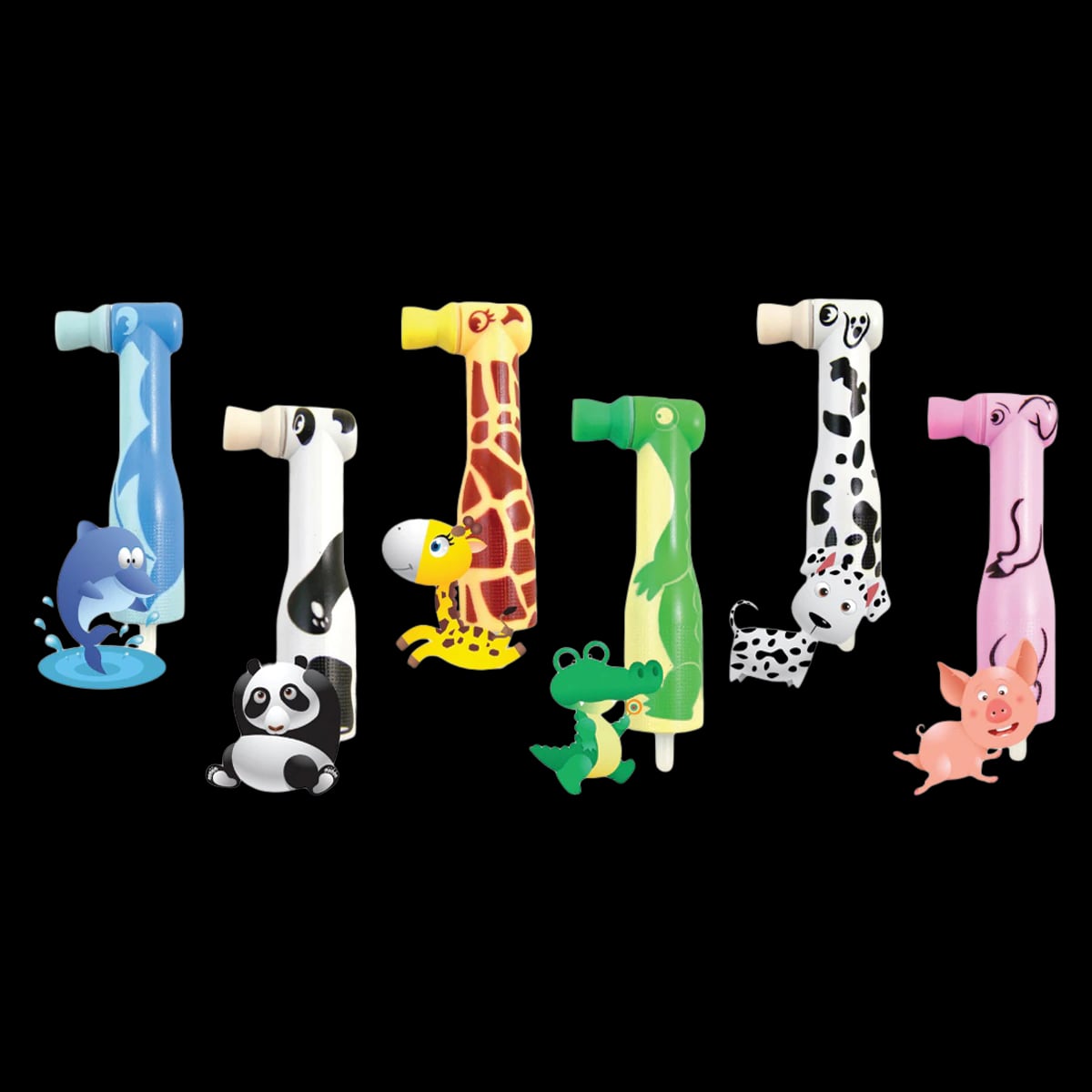 FUNimals Disposable Prophy Angles, Soft Cup, Assorted, Latex-Free, 500/Box, 166-500A