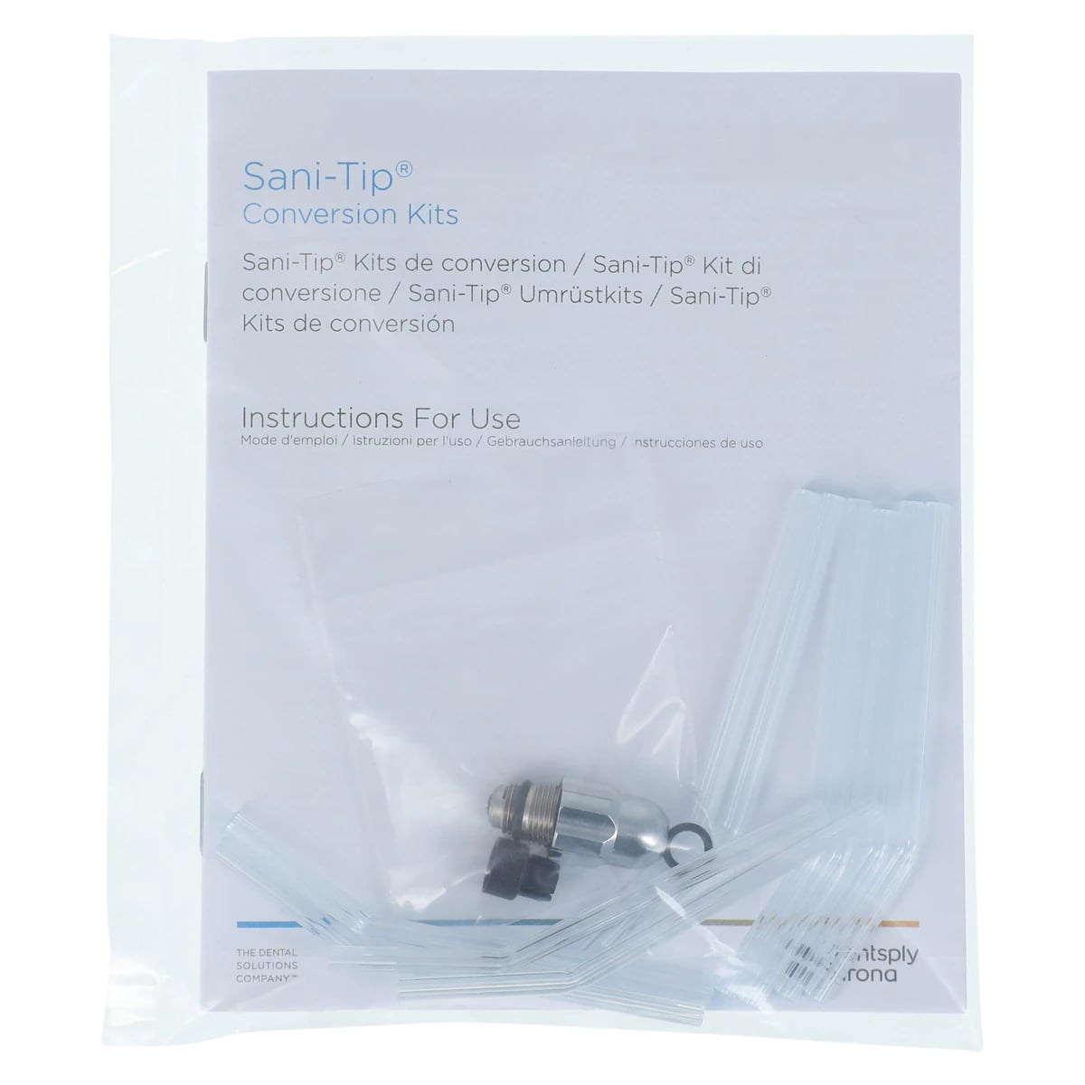 Sani-Tip A-Conversion Kit for A-dec Style Syringes, 10 Tips + Adapter, 122220N