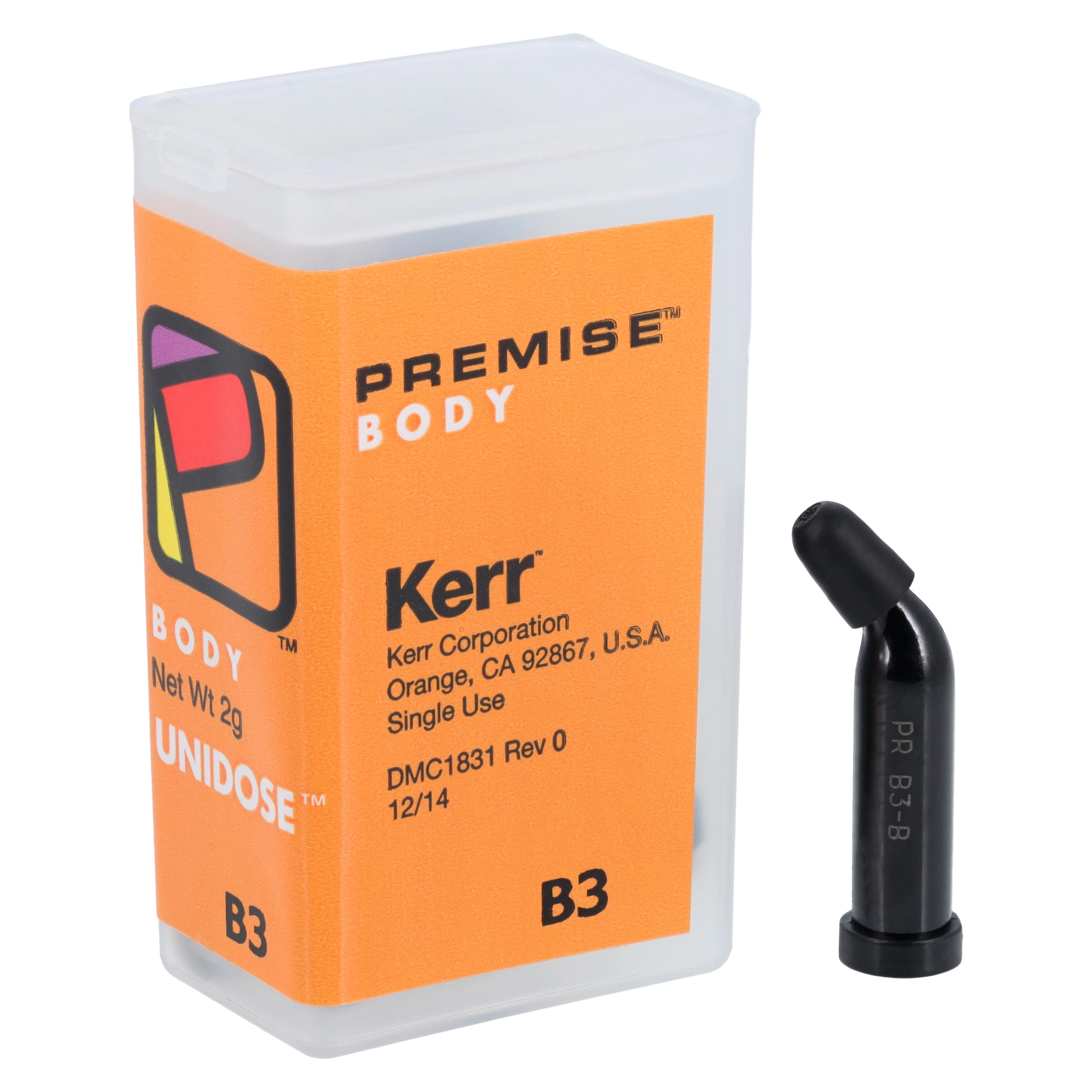 Premise Universal Nanofilled Composite, Body B3, 0.2 g Unidose Refill, 20/Pk, 32657