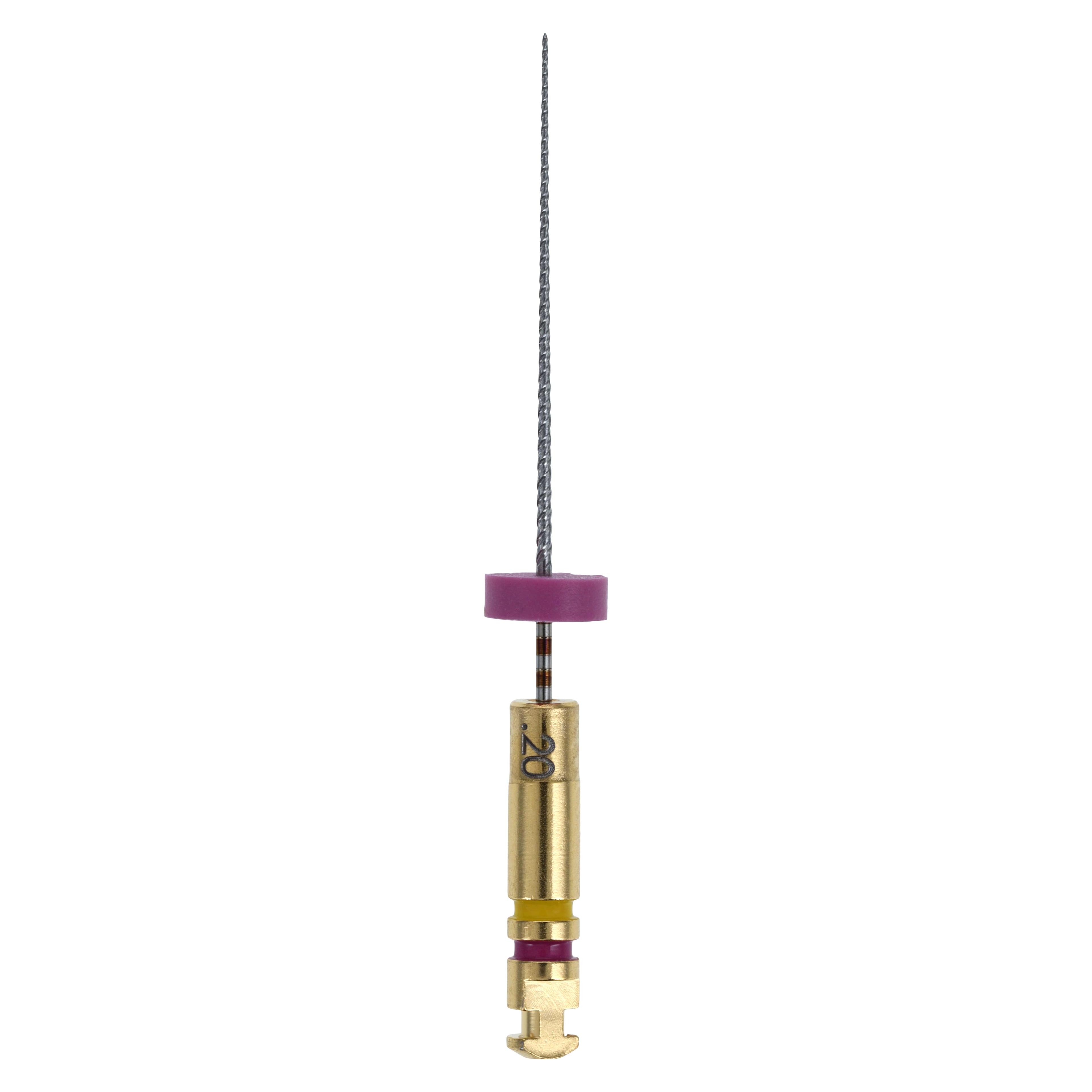 K3 Nickel-Titanium Rotary Endodontic Files, #20, .02 Taper, 21 mm, Yellow, 6/Pkg, 825-2201