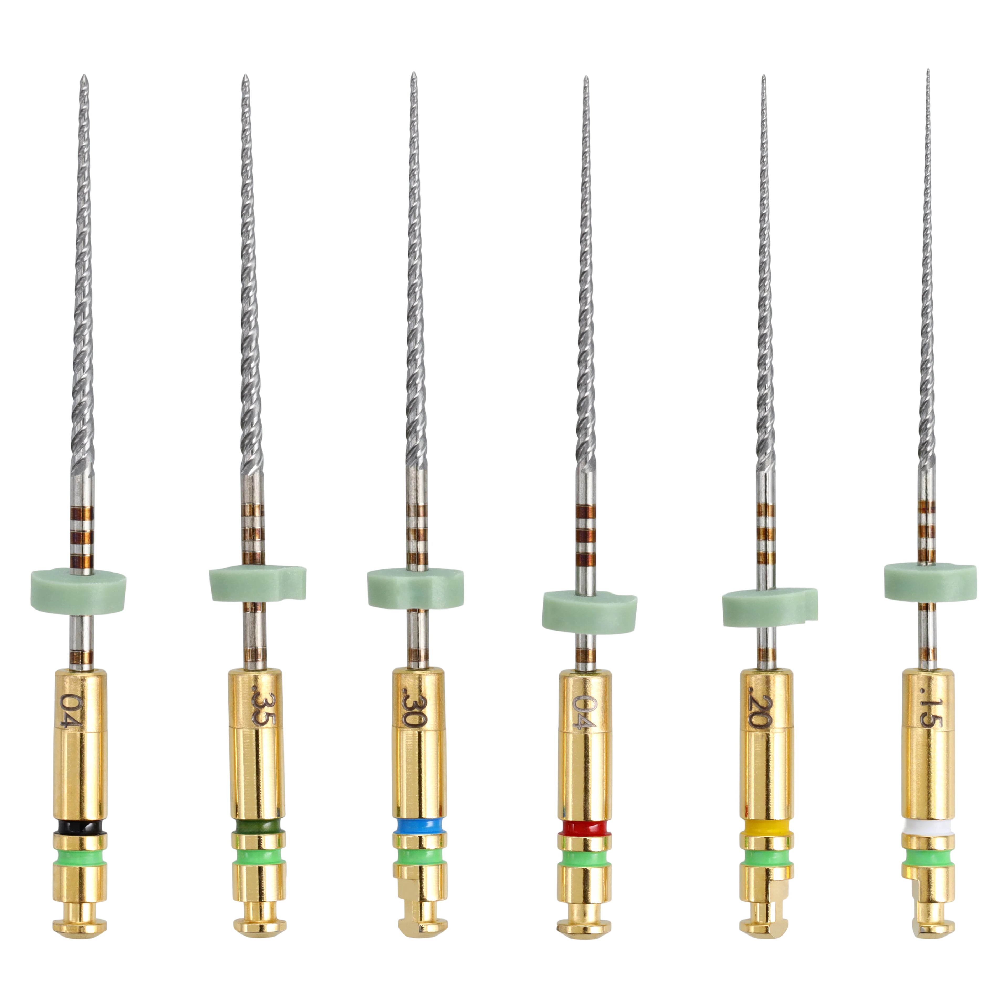 K3 Nickel-Titanium Rotary Endodontic Files, 25 mm, .04 Taper, Assorted #15-40, 6/Pk, 825-4025