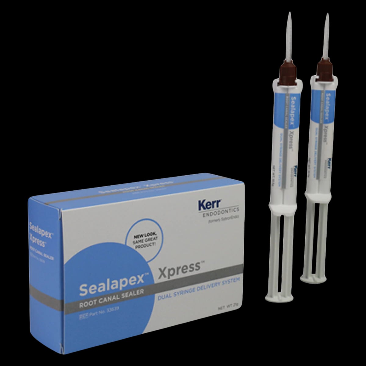 Sealapex Xpress Non-Eugenol Calcium Hydroxide Root Canal Sealer, Dual Automix Syringe, 10.5 g, 2/Pk, 33639
