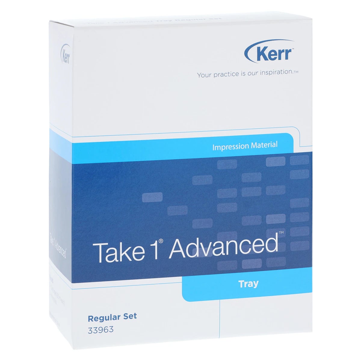 Take 1 Advanced VPS Impression Material, Tray Body Wash, Heavy Body, Regular Set, Dark Blue, 50 ml Cartridge Refill, 2/Pk, 33963