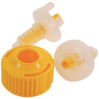 Kerr Dynamic Mixing Tips for Volume, Yellow, 50/Pk, Includes 2 Bayonet Rings, 34746