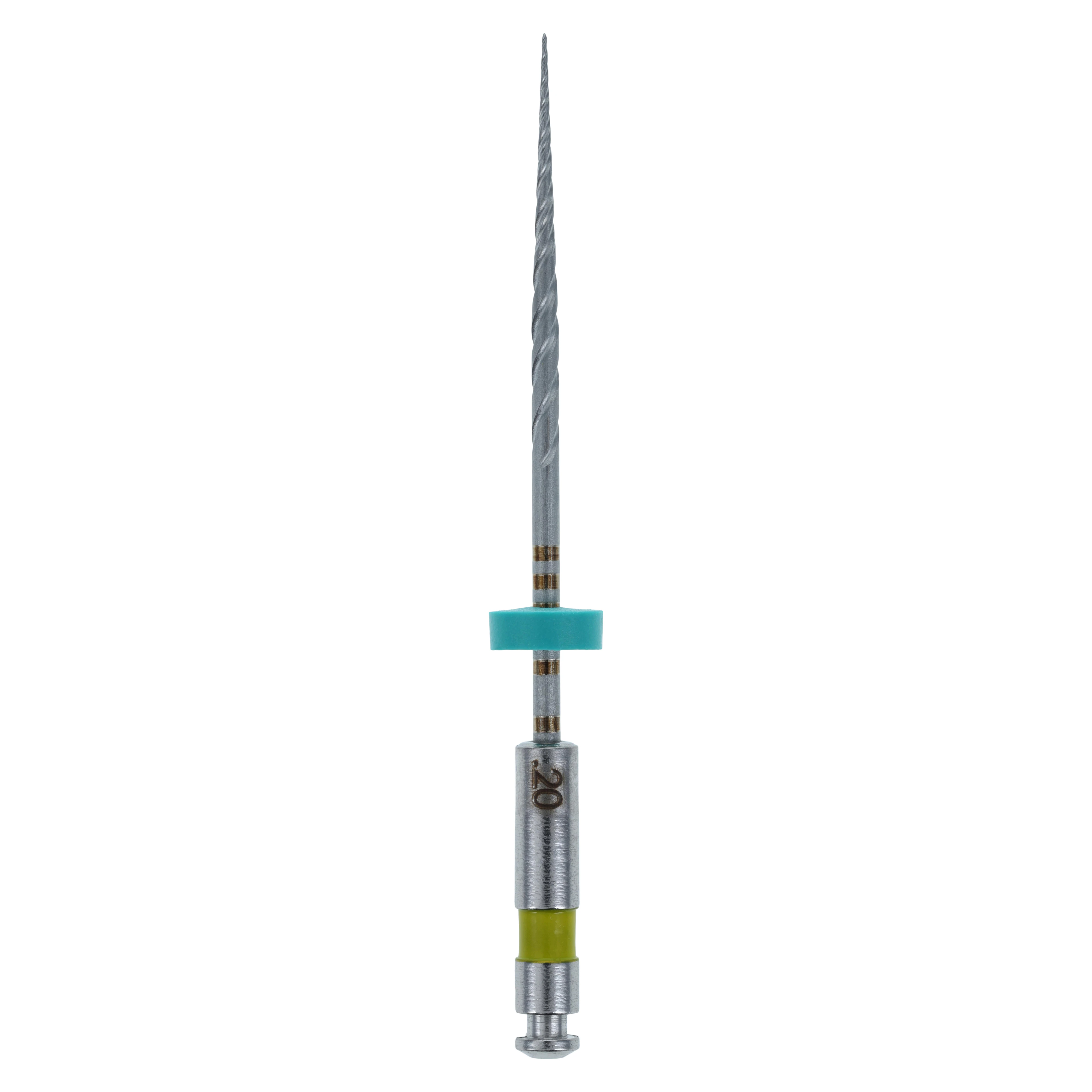 Kerr K3XF Nickel Titanium Rotary Endodontic Files, .08 Taper, #20, 25mm, Yellow, 6/Pk, 823-8205