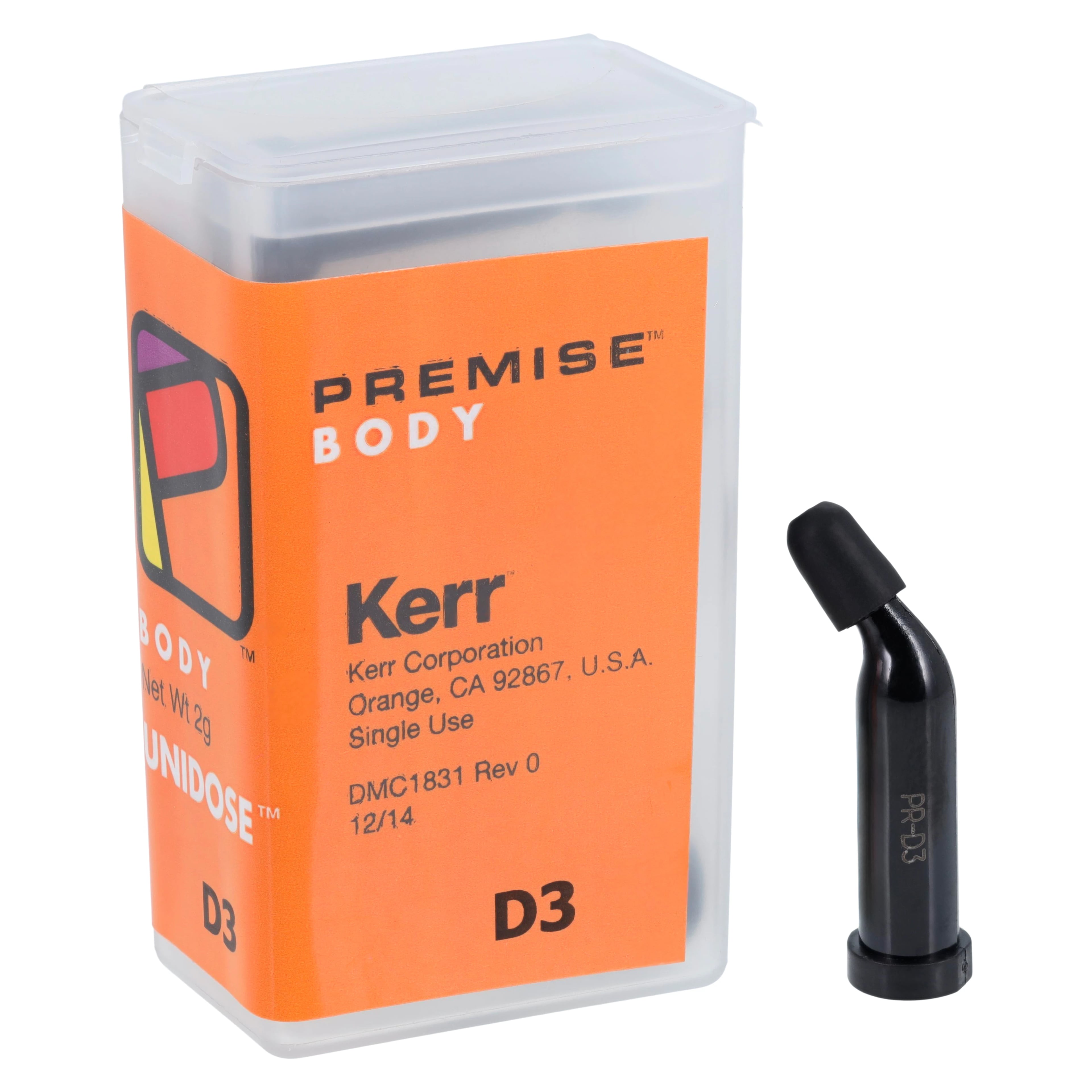 Premise Universal Nanofilled Composite, Unidose Refill, Body D3, 0.2 g, 20/Pk, 32664