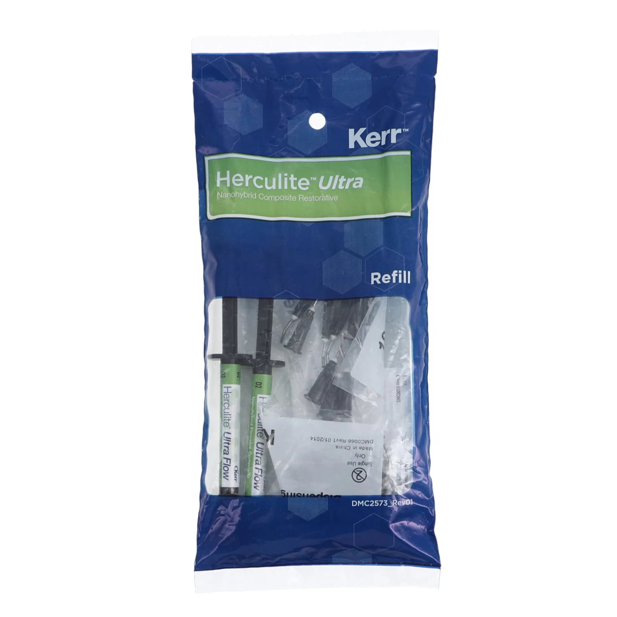 Kerr Herculite Ultra Flow Nanohybrid Flowable Composite, D2 Shade, 2 g Syringe Refill, 2/Pk, 35400