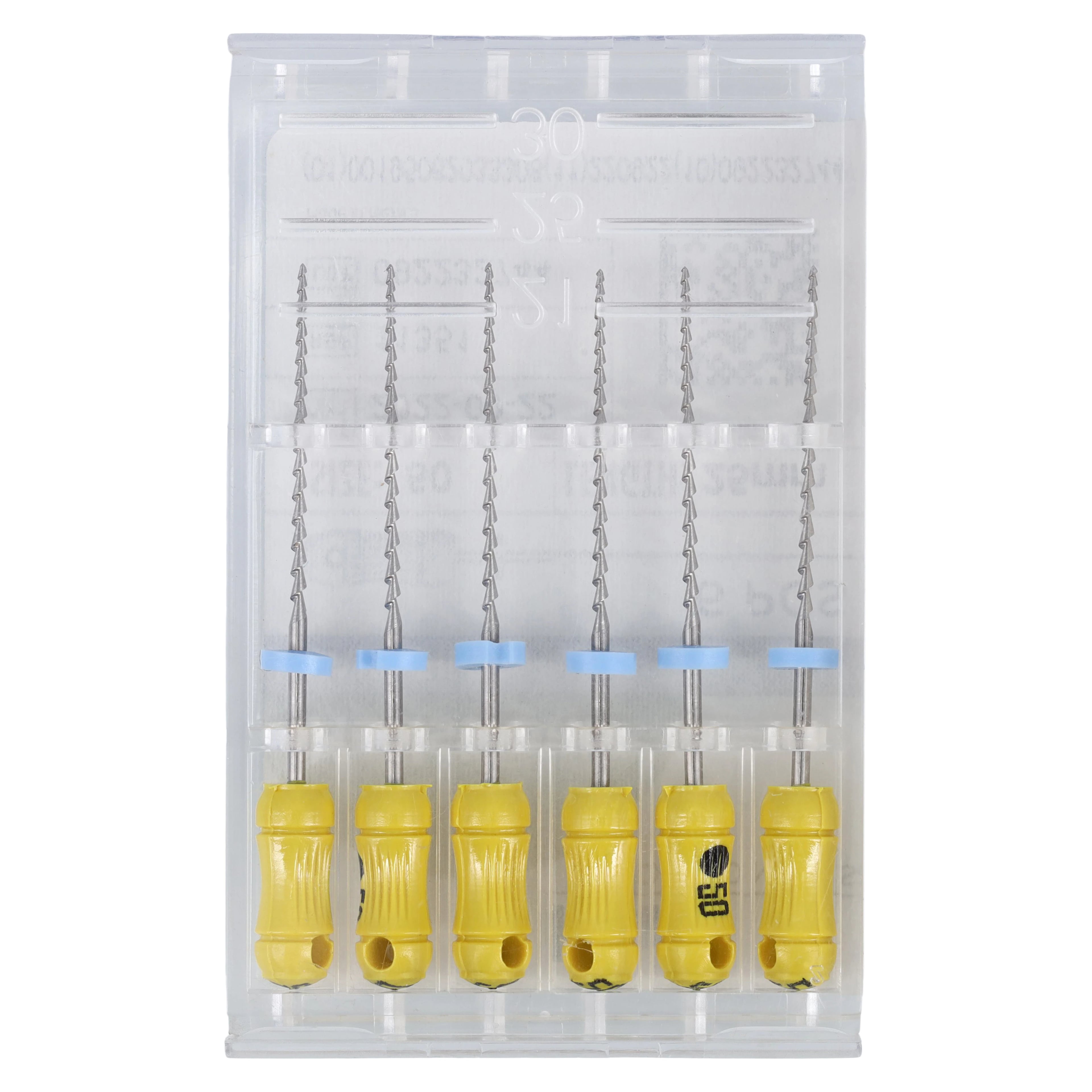 Sybron Endo Hedstrom Files, Stainless Steel, 25 mm, Size #50, Yellow, 6/Pk, 11351