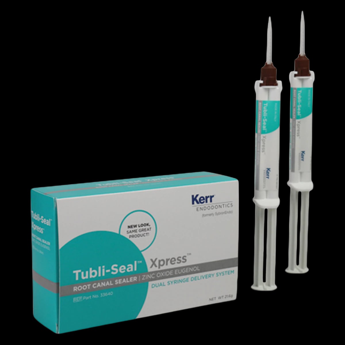 Tubli-Seal Xpress Root Canal Sealer, Prefilled Automix Syringes, 10.7 g, 2/Pk, 33640