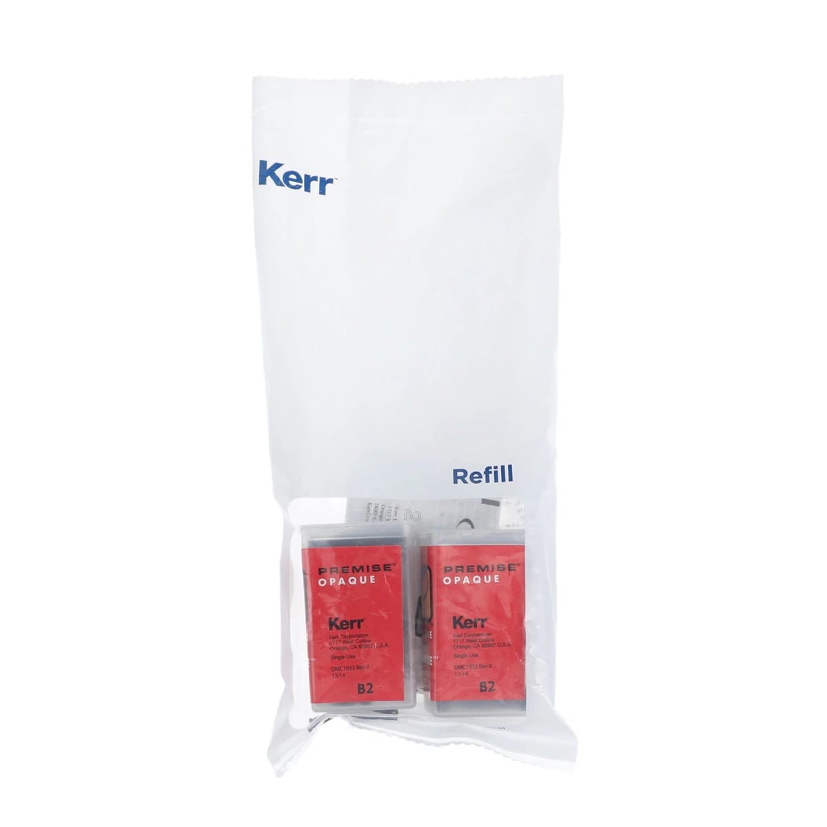 Premise Universal Nanofilled Composite, Opaque B2, 0.2 g Unidose Tips, Refill Pack of 20, 32673