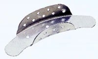 Kwik-Tray Disposable Aluminum Perforated Impression Trays, 24/Pk, 09244