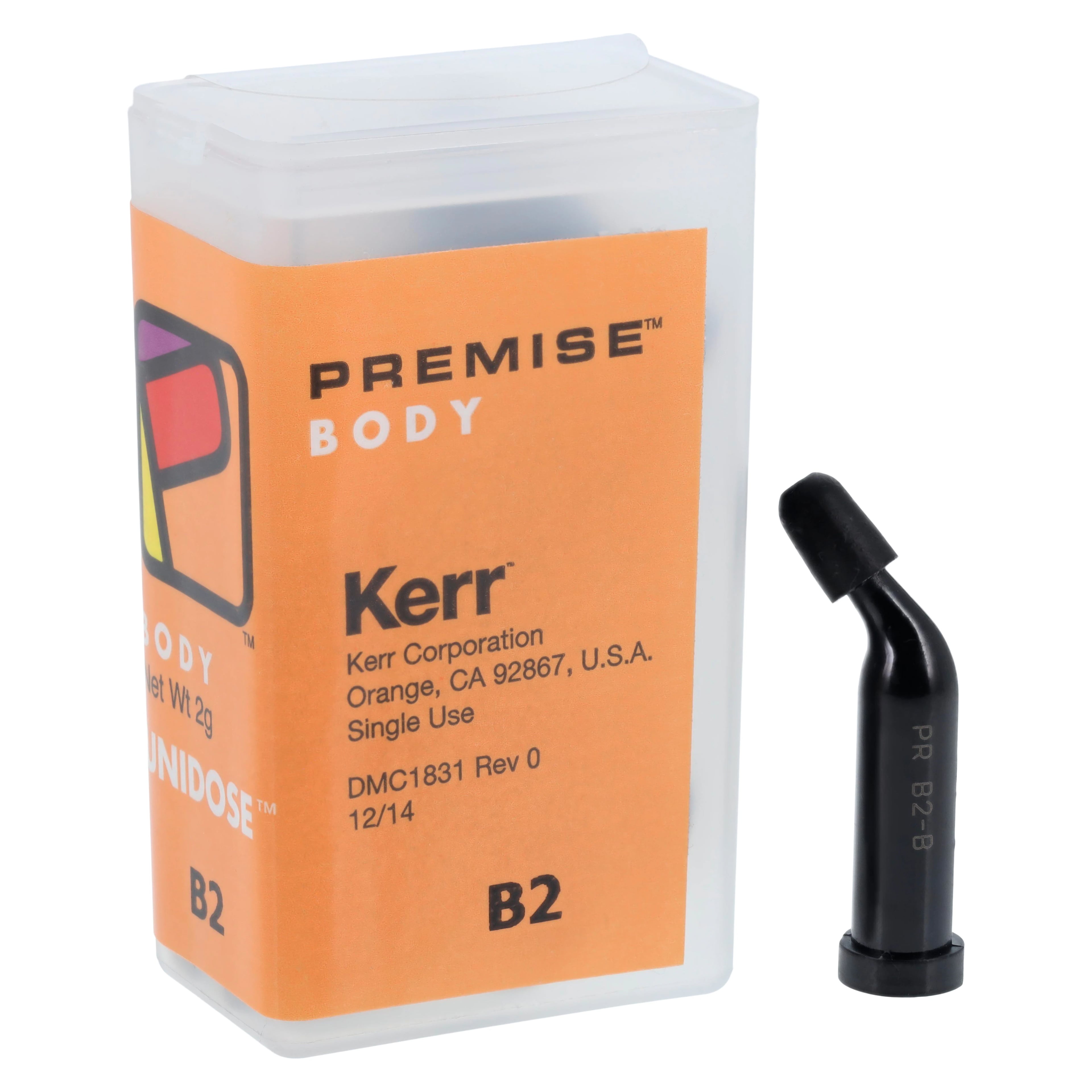 Premise Universal Nanofilled Composite, Body B2, 0.2 g Unidose Refill, 20/Pk, 32656