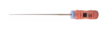 Kerr K-Files, Stainless Steel, 25 mm, #06, Pink, 6/Pk, 62250