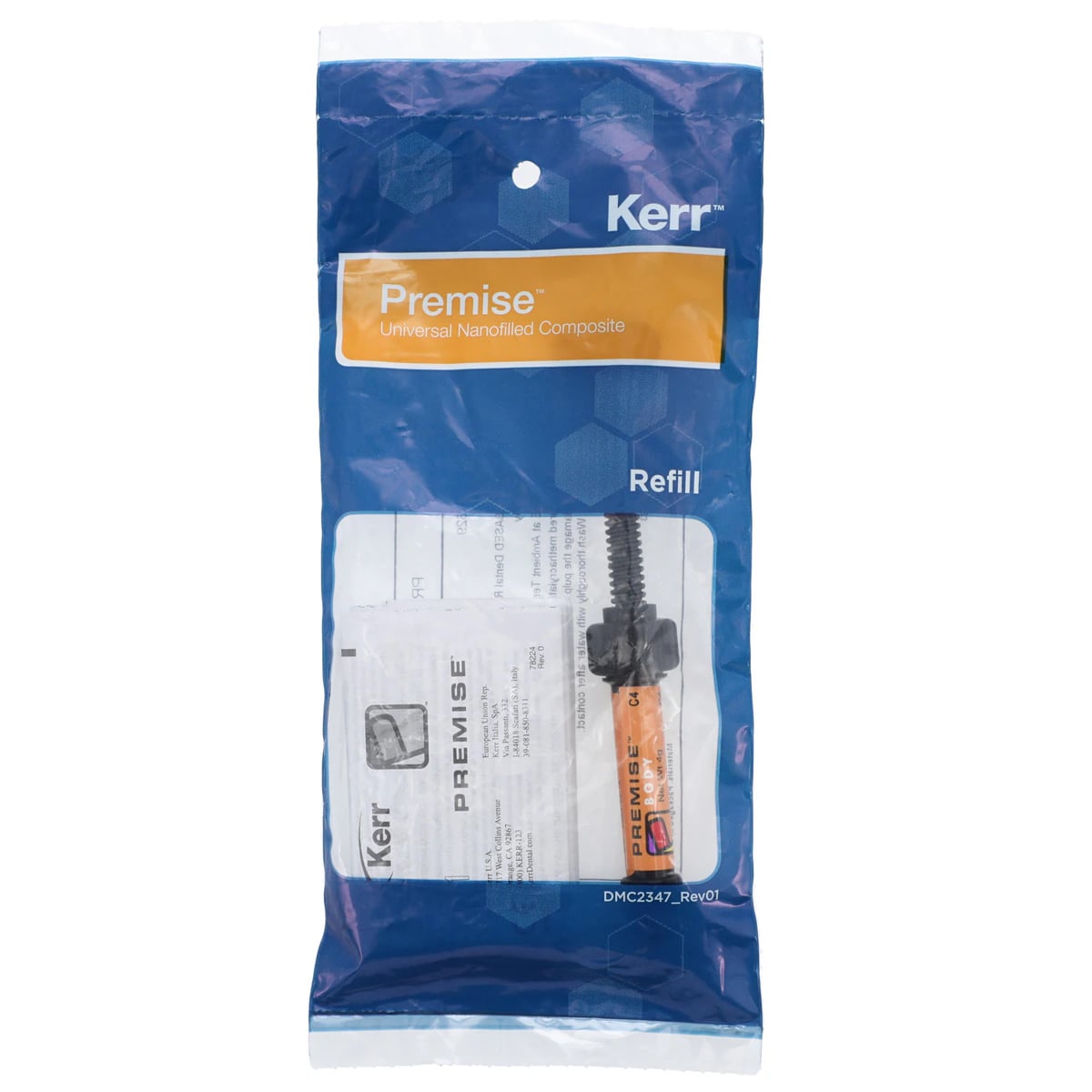 Premise Universal Nanofilled Composite Restorative, Body C4, 4 g Syringe Refill, 32629