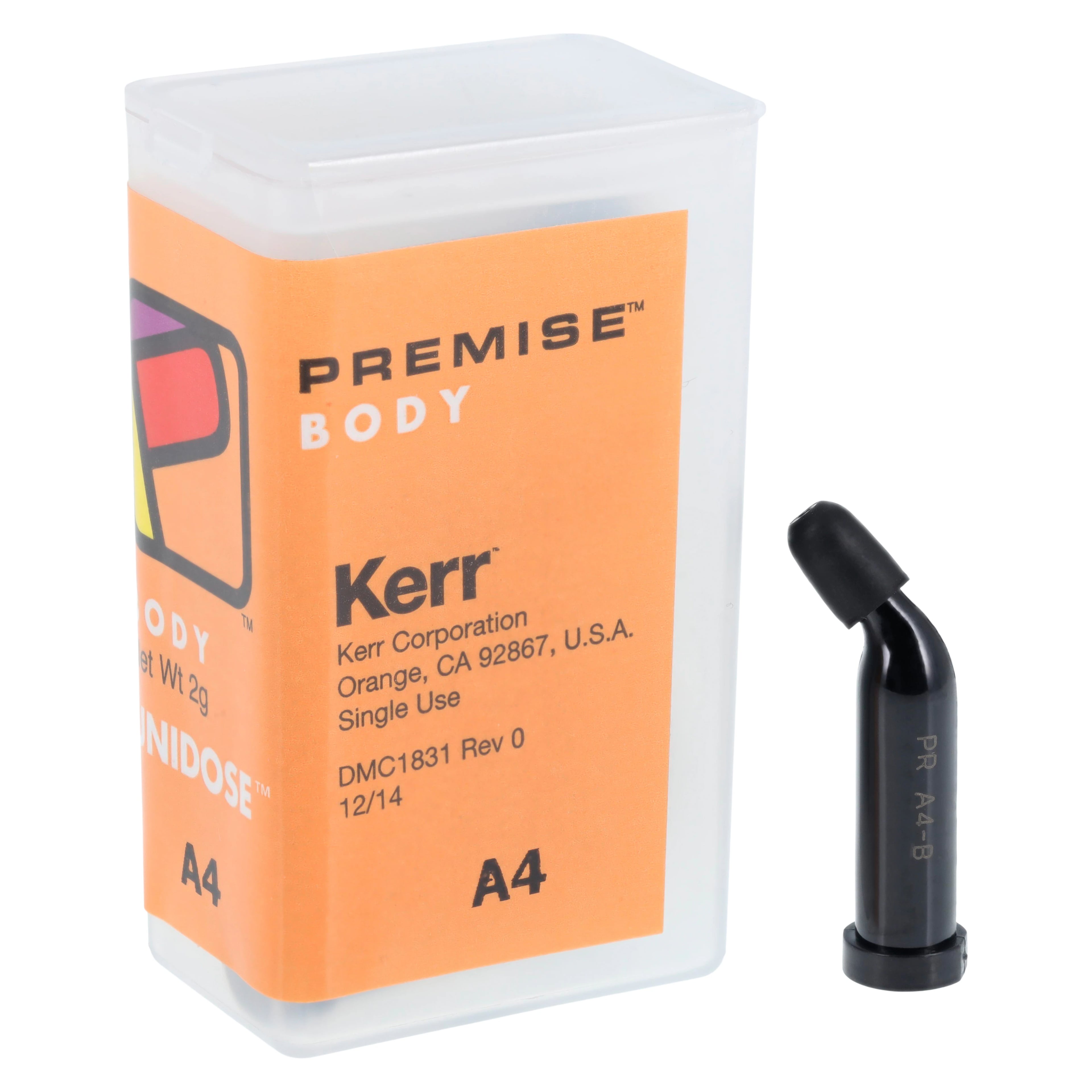 Premise Universal Nanofilled Composite, Body A4, 0.2 g Unidose Refill, 20/Pk, 32654